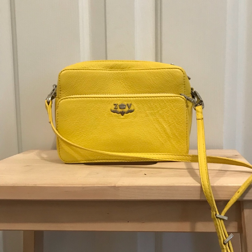 Zadig & Voltaire Yellow Purse Crossbody Bag